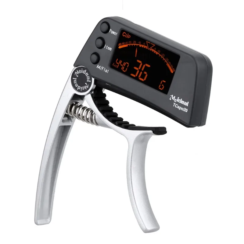 2-in-1 Capo Tuner with LCD Screen, 4 Colors - Image 4
