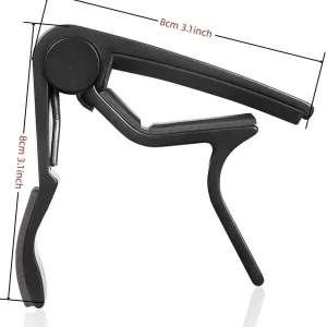Guitar Capo Set with 5 Picks and Pick Holder