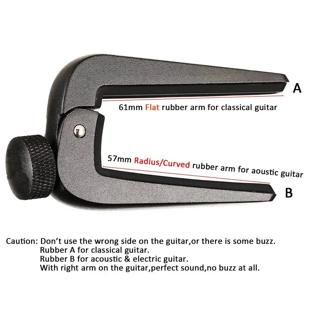Universal Wide Capo for 12-String, Classical and Acoustic Guitars - Image 2